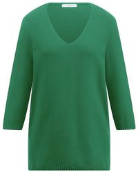 Emilia Lay - V-Pullover Mit 3/4-Arm, Gr. M - Lyst