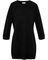 Peter Hahn - Long-Pullover Aus Schurwolle Und Kaschmir - Lyst