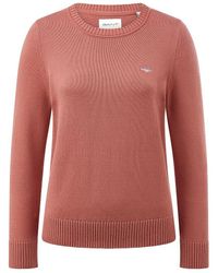 GANT - Rundhals-Pullover, Gr. S - Lyst