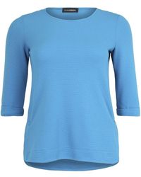 und Fitnesskleidung Sweatshirts Doris Streich Sweatshirt in Blau Training Damen Bekleidung Sport- 