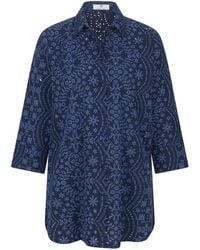 Peter Hahn - Long-Bluse 3/4-Arm - Lyst