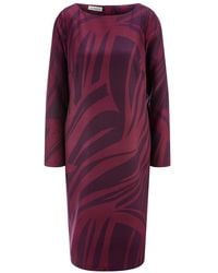 Uta Raasch - Kleid Rundhals-Ausschnitt - Lyst