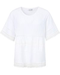 Portray Berlin Blusen-shirt raglan­arm - Weiß