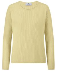 Peter Hahn - Rundhals-Pullover 1/1-Arm Aus 100% Kaschmir - Lyst