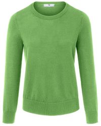 Peter Hahn - Rundhals-pullover aus 100% supima®-­baumwolle, , gr. 38, baumwolle - Lyst