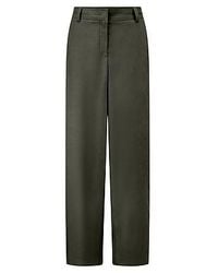 Peter Hahn - Enkellange Modern Fit-Broek Van - Lyst
