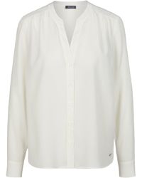Basler Bluse rundhals-ausschnitt - Weiß