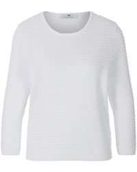 Peter Hahn - Rundhals-Pullover Aus 100% Supima-Baumwolle - Lyst