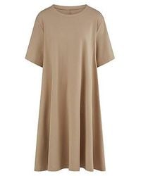 Emilia Lay - Jersey Jurk Ronde Hals Van - Lyst