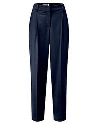 Peter Hahn - Enkellange Modern Fit-Broek Van - Lyst