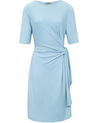 Uta Raasch Jersey-Kleid 3/4-Arm blau