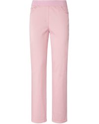 RAPHAELA by BRAX Le pantalon ProForm Slim modèle Pamina rosé - Rose