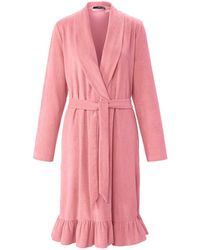 Morgen und Hausmäntel TWINSET UNDERWEAR Synthetik Morgen-l & Bademantel in Pink Damen Bekleidung Nachtwäsche Bade- 