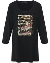 Emilia Lay - Rundhals-Shirt 3/4-Arm - Lyst