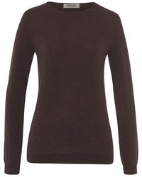 Peter Hahn - Rundhals-Pullover Aus 100% Premium-Kaschmir - Lyst