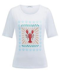 Peter Hahn - Shirt Ronde Hals Van - Lyst