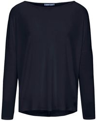 DAY.LIKE - Rundhals-shirt, , gr. 36, lyocell - Lyst