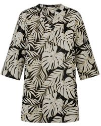 Emilia Lay - Long-Bluse Mit 3/4-Arm, Gr. M - Lyst