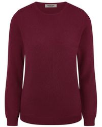 Peter Hahn - Rundhals-Pullover Aus 100% Premium-Kaschmir - Lyst