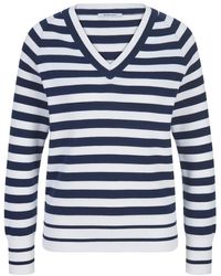 Peter Hahn - V-Pullover Aus 100% Supima-Baumwolle - Lyst
