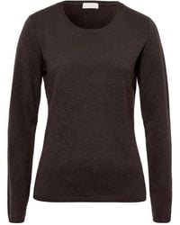 Peter Hahn - Rundhals-Pullover Aus Kaschmir - Lyst