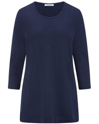 Peter Hahn - Long-Pullover Mit Kaschmir, Gr. S - Lyst