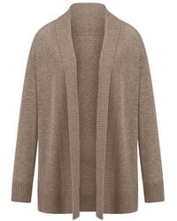 Peter Hahn - Long-Strickjacke Aus Schurwolle Und Kaschmir - Lyst