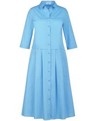 Emilia Lay Kleid 1/2-arm - Blau