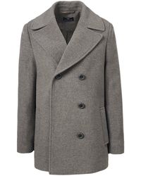Damen Bekleidung Jacken Blazer Peter Hahn Cabanjacke in Grau Sakkos und Anzugsjacken 