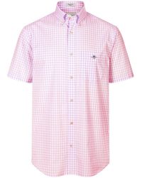 GANT - Vichy-Karohemd Button-Down-­Kragen - Lyst