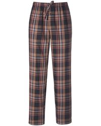 Jockey Le pantalon pyjama 2 poches sur les côtés marron - Multicolore