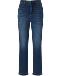 Peter Hahn Knöchellange jeans passform barbara - Blau