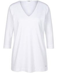 efixelle - V-shirt mit 3/4-arm, , gr. 36, baumwolle - Lyst