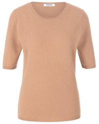 Peter Hahn - Rundhals-Pullover Aus Schurwolle Und Kaschmir - Lyst