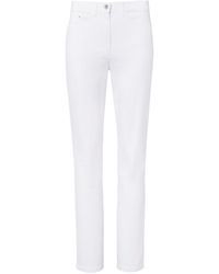 RAPHAELA by BRAX Le jean proform s super slim modèle laura touch taille 46 - Blanc