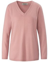 Peter Hahn - V-Pullover Aus 100% Premium-Kaschmir - Lyst