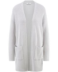 Peter Hahn - Long-Strickjacke - Lyst
