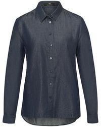 Peter Hahn - Jeansbluse - Lyst