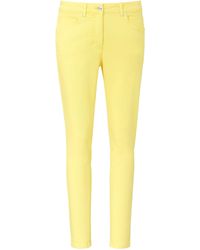 Looxent Le jean 7/8 coton stretch taille 50 - Jaune