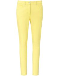 Looxent 7/8-Jeans gelb