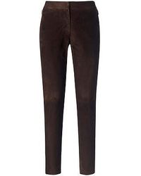 Fadenmeister Berlin - Leren Broek Geitensuèdeleer Van - Lyst