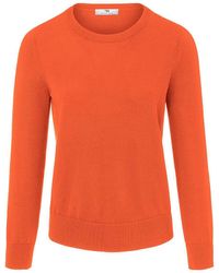 Peter Hahn - Rundhals-pullover aus 100% supima®-­baumwolle, , gr. 36, baumwolle - Lyst
