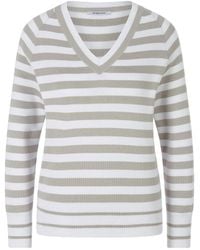 Peter Hahn - V-Pullover Aus 100% Supima-Baumwolle - Lyst