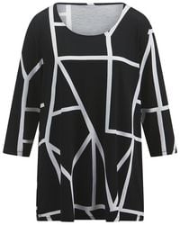 Emilia Lay - Rundhals-Shirt Mit 3/4-Arm, Gr. M - Lyst