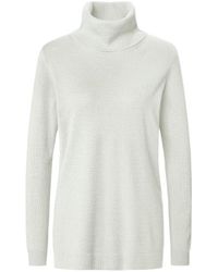 Peter Hahn Seide/Kaschmir - Rollkragen-pullover modell tamara, , gr. 36, seide - Lyst