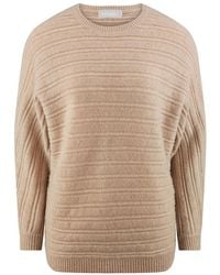include - Rundhals-Pullover Kaschmir - Lyst