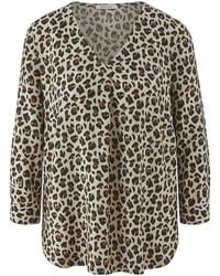 Peter Hahn - Bluse V-Ausschnitt - Lyst