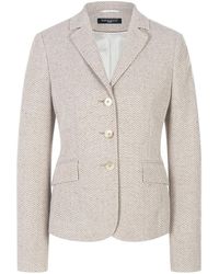 Fadenmeister Berlin - Fischgrat-jersey-blazer reverskragen - Lyst