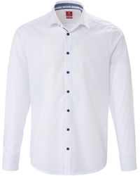 Pure Hemd modern fit - Weiß