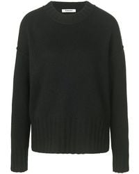 Peter Hahn - Rundhals-Pullover Aus Schurwolle Und Kaschmir - Lyst